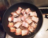 簡単☆豚肉とほうれん草のキムチ炒め作り方1写真
