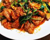 簡単☆豚肉とほうれん草のキムチ炒め作り方4写真
