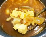 簡単！豆腐と玉葱のスープカレー作り方1写真