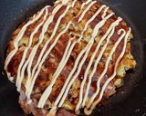 簡単！✨おからパウダーのチーズお好み焼き作り方5写真