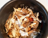 鮭とごぼう•まいたけの炊き込みご飯作り方4写真