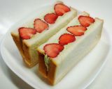 抹茶クリームイチゴサンド作り方8写真