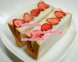 抹茶クリームイチゴサンド作り方9写真