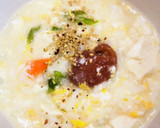 ふわとろ絶品　豆腐と卵の雑炊　栄養満点♡作り方4写真