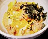 チーズと豆腐入り親子丼 麺つゆで簡単作り方10写真
