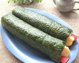 恵方巻き（業スーのだし巻き卵とカニカマ）作り方5写真