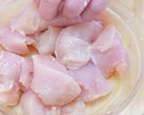 鶏むね肉＊たたき鶏ごぼう作り方2写真