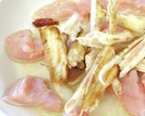 鶏むね肉＊たたき鶏ごぼう作り方3写真