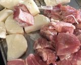鶏肉と長芋の照り焼き作り方1写真