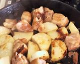 鶏肉と長芋の照り焼き作り方3写真