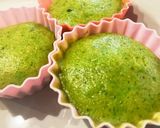 ほうれん草と豆乳の米粉蒸しパン♡レンジ可作り方5写真