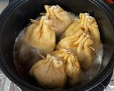 簡単☆もう一品☆卵や挽肉で油揚げの巾着煮作り方4写真