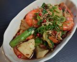 レンチンで魚介と残り野菜の中華風甘辛炒め作り方7写真