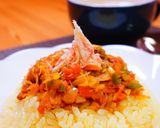 毛ガニのドライカレー作り方6写真