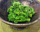 春の味 お出汁が染みた菜の花の辛子和え作り方5写真