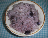 黒豆とゴマの黒おこわ作り方2写真