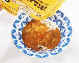 レトルトカレーと冷凍うどんでカレーうどん作り方5写真