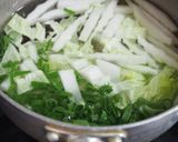 簡単！白菜・卵のふわふわお吸い物！作り方3写真
