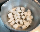 離乳食☆じゃが芋とかぶのミルク煮作り方2写真