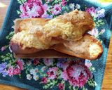 明太クリームバターのチーズバゲット♪作り方1写真