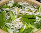 ～土鍋で～ピリ辛揚げ焼きパスタ鍋作り方11写真