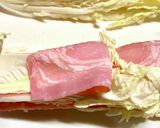 蒸し白菜&ベーコンのトロトロ卵あんかけ作り方5写真