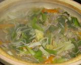 ～土鍋で～ピリ辛揚げ焼きパスタ鍋作り方12写真