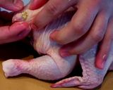 丸鶏に塩塗って焼くだけ「ローストチキン」作り方3写真