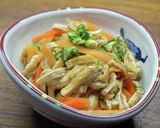 人参と油あげの含め煮作り方7写真