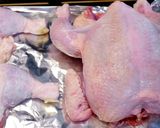 丸鶏に塩塗って焼くだけ「ローストチキン」作り方9写真