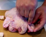 丸鶏に塩塗って焼くだけ「ローストチキン」作り方8写真