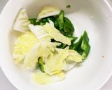 レンジ肉無豆腐中華風肉あんかけ味野菜炒め作り方9写真