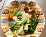 レンジ肉無豆腐中華風肉あんかけ味野菜炒め作り方14写真