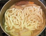 野菜たっぷり・味噌煮込み月見うどん作り方4写真