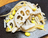 簡単！れんこん・豆もやし・えのきナムル作り方3写真
