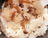 ［しめじ消費］簡単・給食のしめじご飯作り方5写真