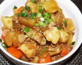豚挽肉で作る肉じゃが（ほんだし風味）作り方11写真