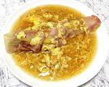 蒸し白菜&ベーコンのトロトロ卵あんかけ作り方15写真