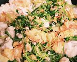 ◇簡単！美味しい豆苗と卵、豆腐の炒め煮◇作り方2写真