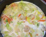 白菜シーフードパスタ作り方8写真