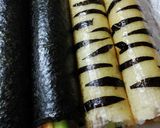 我が家も恵方巻。寅年なので寅巻きも仲間入作り方7写真