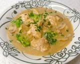 スープの素で簡単♪鶏肉のきのこのクリーミー煮込み作り方9写真