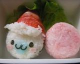 キャラ弁☆クリスマス弁当☆まめごま作り方4写真