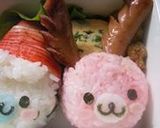 キャラ弁☆クリスマス弁当☆まめごま作り方6写真