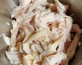鶏胸肉と三つ葉の汁だくおひたし作り方3写真