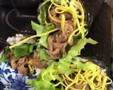 超簡単☆肉巻きの恵方巻き(*´∀`)♪作り方6写真