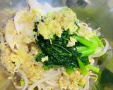 もやしと青菜の生姜醤油和え作り方4写真