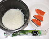 鮭生姜炊き込みご飯♪簡単冷え性漢方薬膳作り方1写真