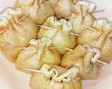 チーズと卵と切り干し大根の袋煮作り方3写真