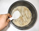 アジ炊き込みご飯♪簡単目のかすみ漢方薬膳作り方8写真